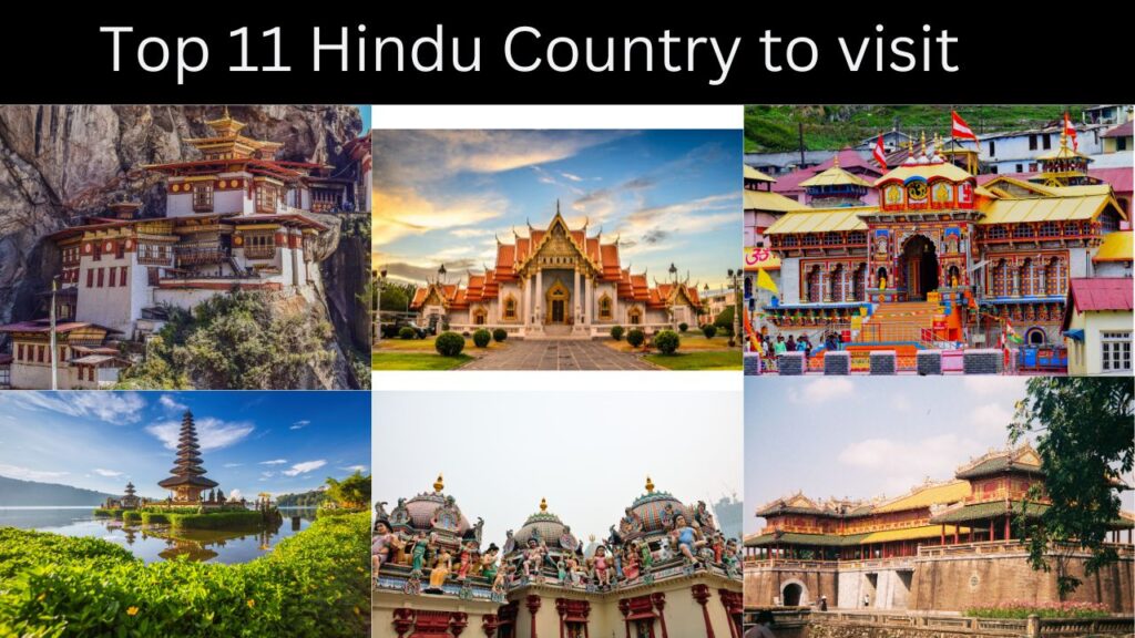 Top 11 hindu Country to visit in the world