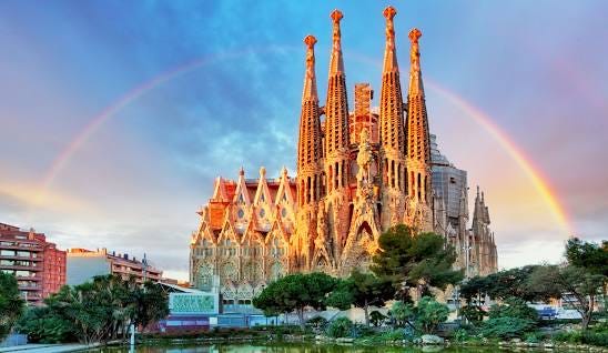 Sagrada Família in Barcelona.