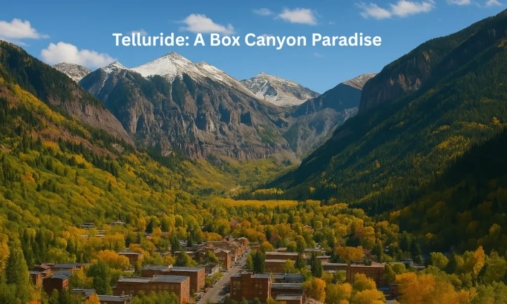 view of Telluride_ A Box Canyon Paradise